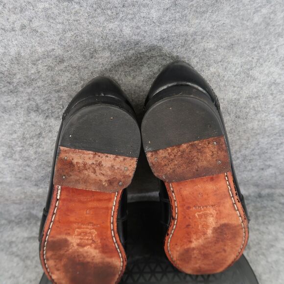 Neil Martin Shoe Men 9 Loafer Fringe Leather Classic Slip On Winston Italy Black - Picture 13 of 16